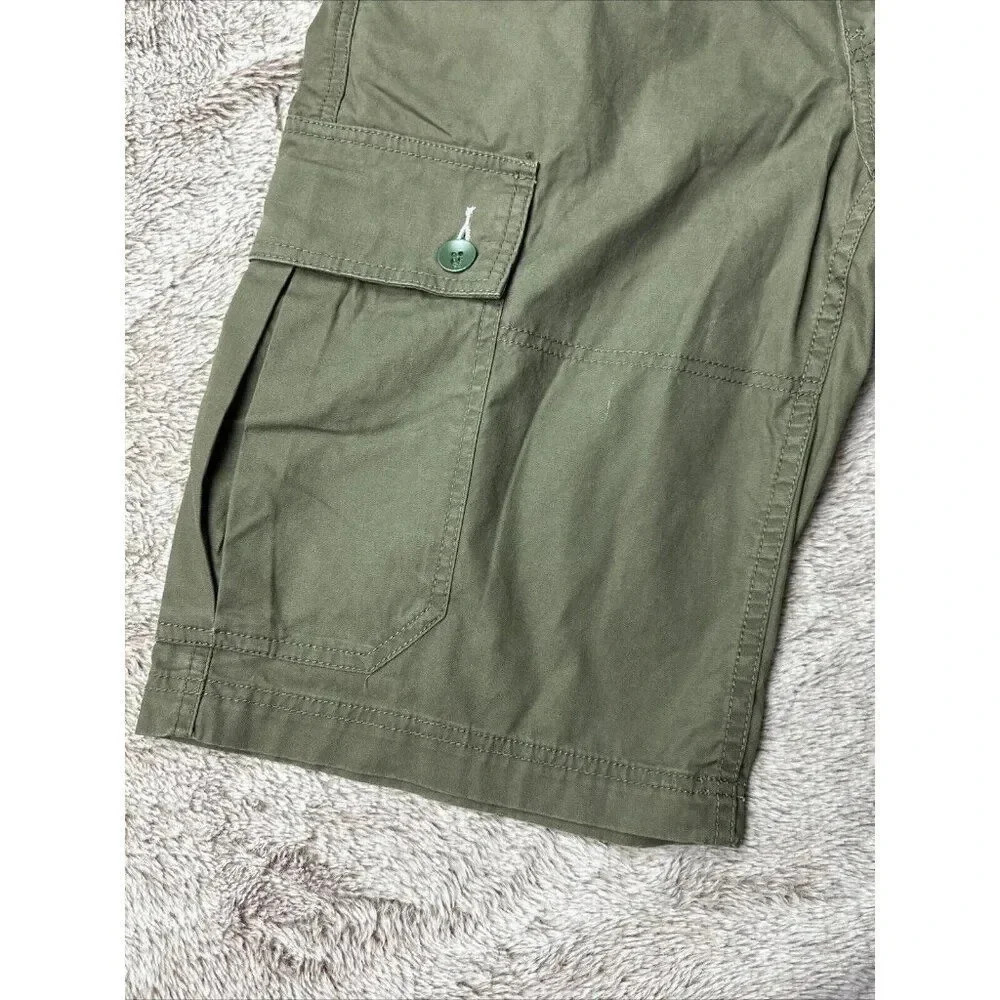 LRG Men’s Lifted Research Group Ripstop Cargo Shorts Green Size 30 New - Picture 14 of 14